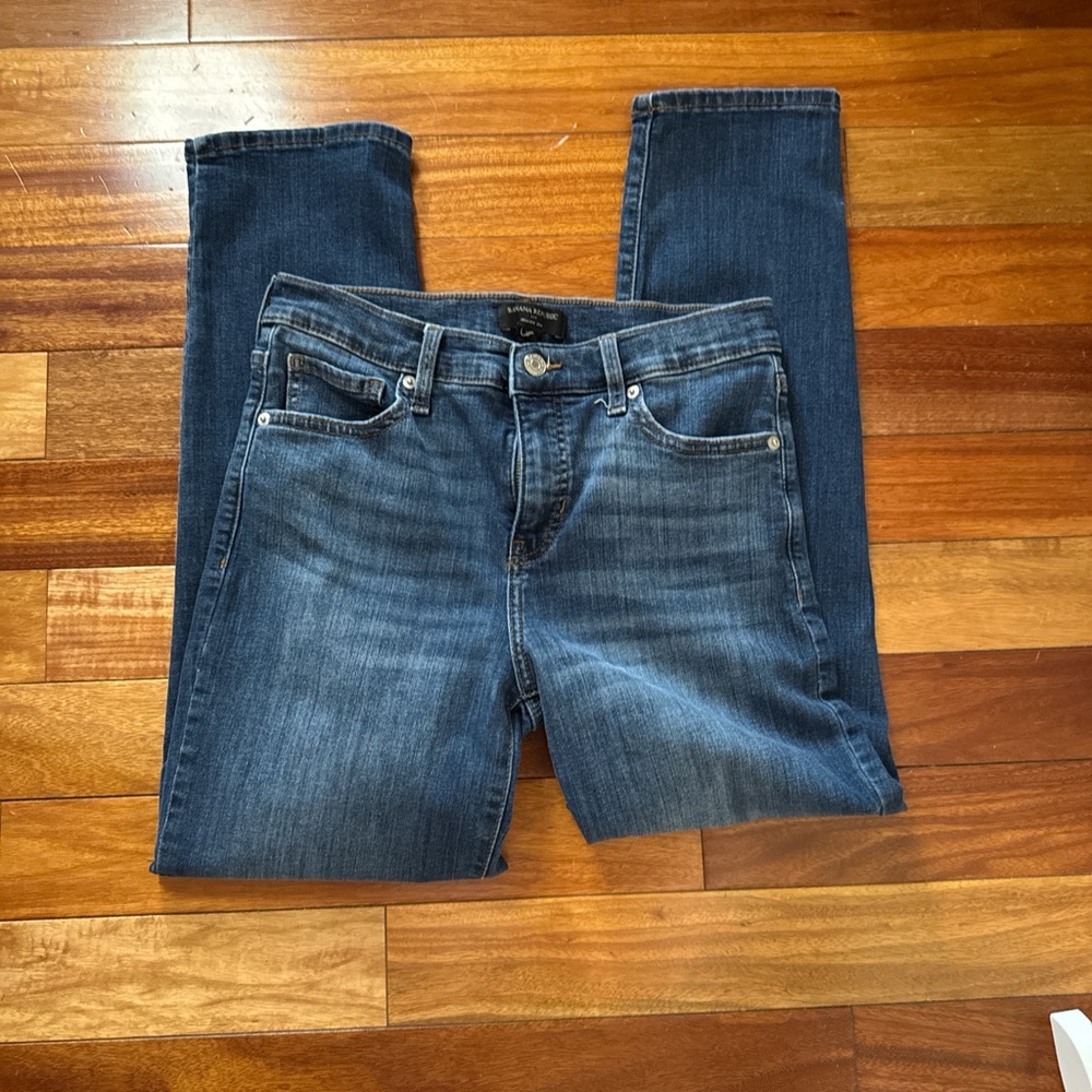 BR Classic Blue Denim Jeans straight leg slim
